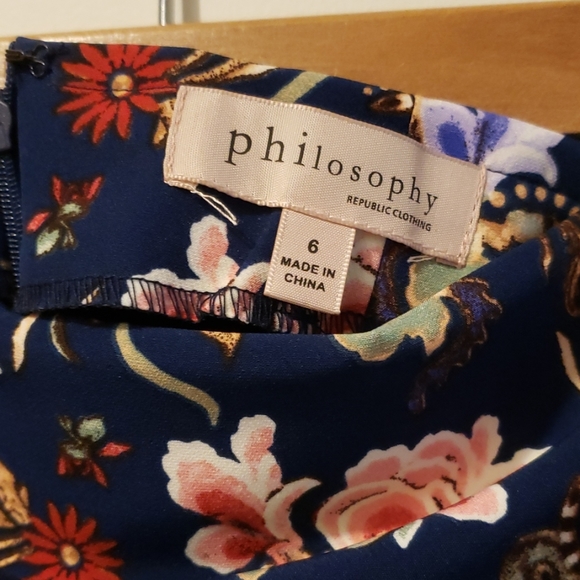 Philosophy Floral Skirt - Size 6 - Picture 3 of 4